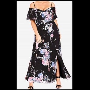 City Chic Flourish Maxi Dress